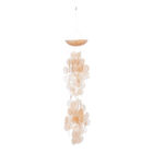Orange Capiz Coastal Windchime, ORANGE, hi-res image number null