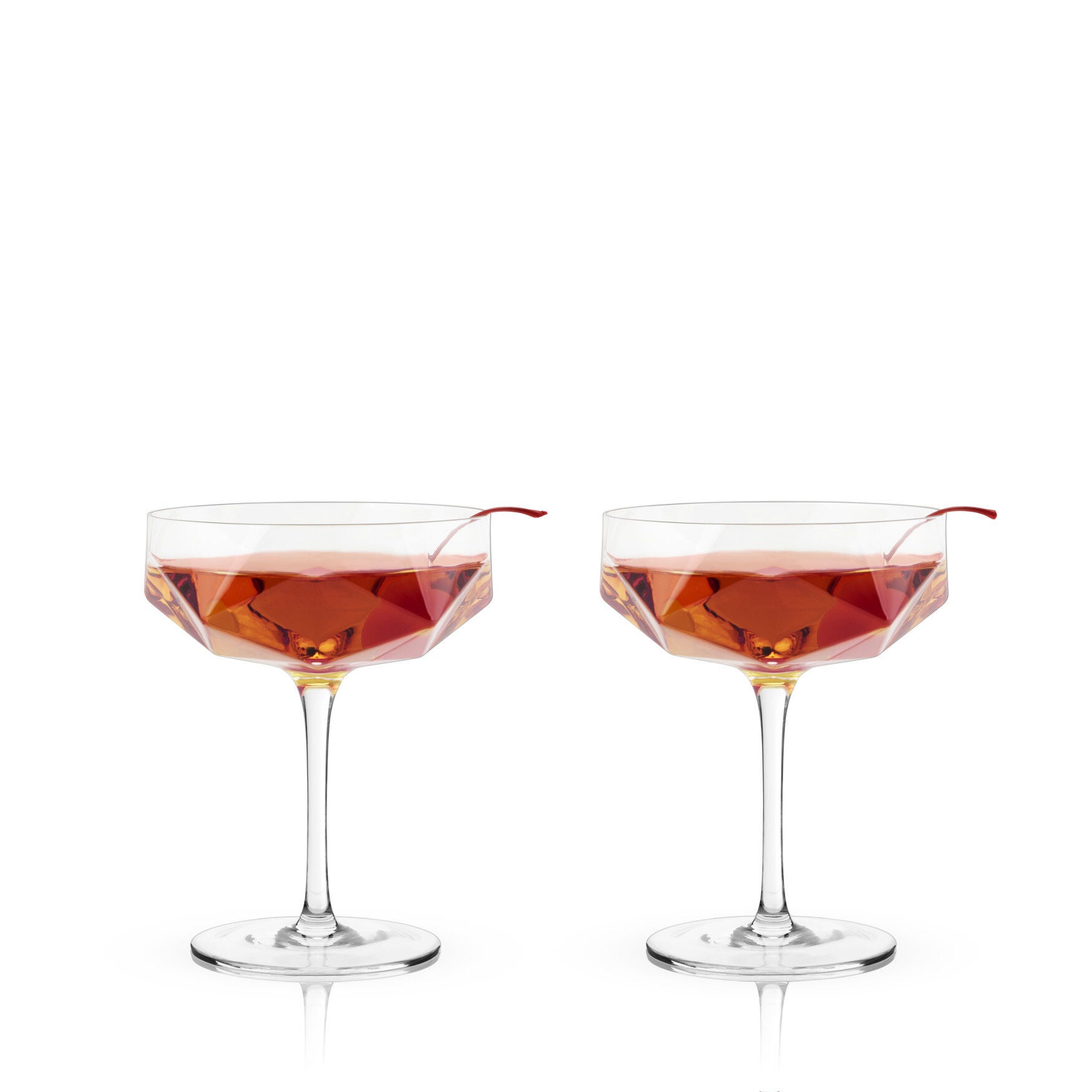 Faceted Crystal Coupes, CLEAR, hi-res image number 0