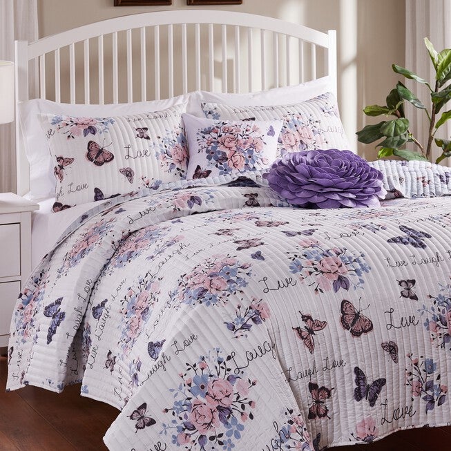 Garden Joy Quilt and Pillow Sham Set, , alternate image number null