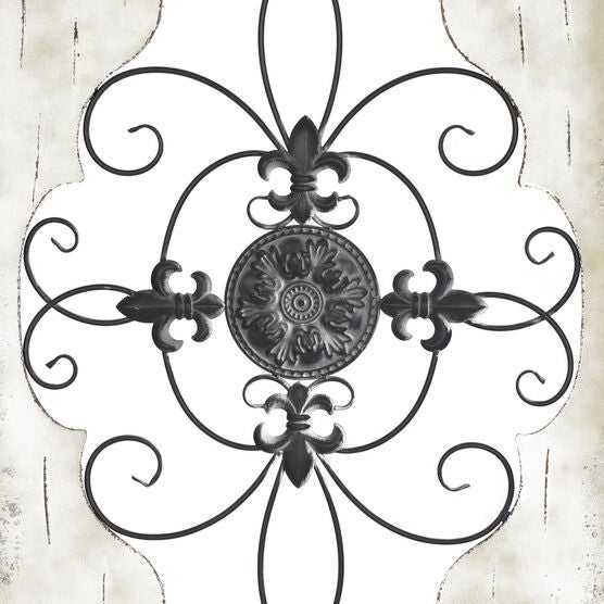 Cream Rustic Ornamental Wood Wall Décor, , alternate image number null