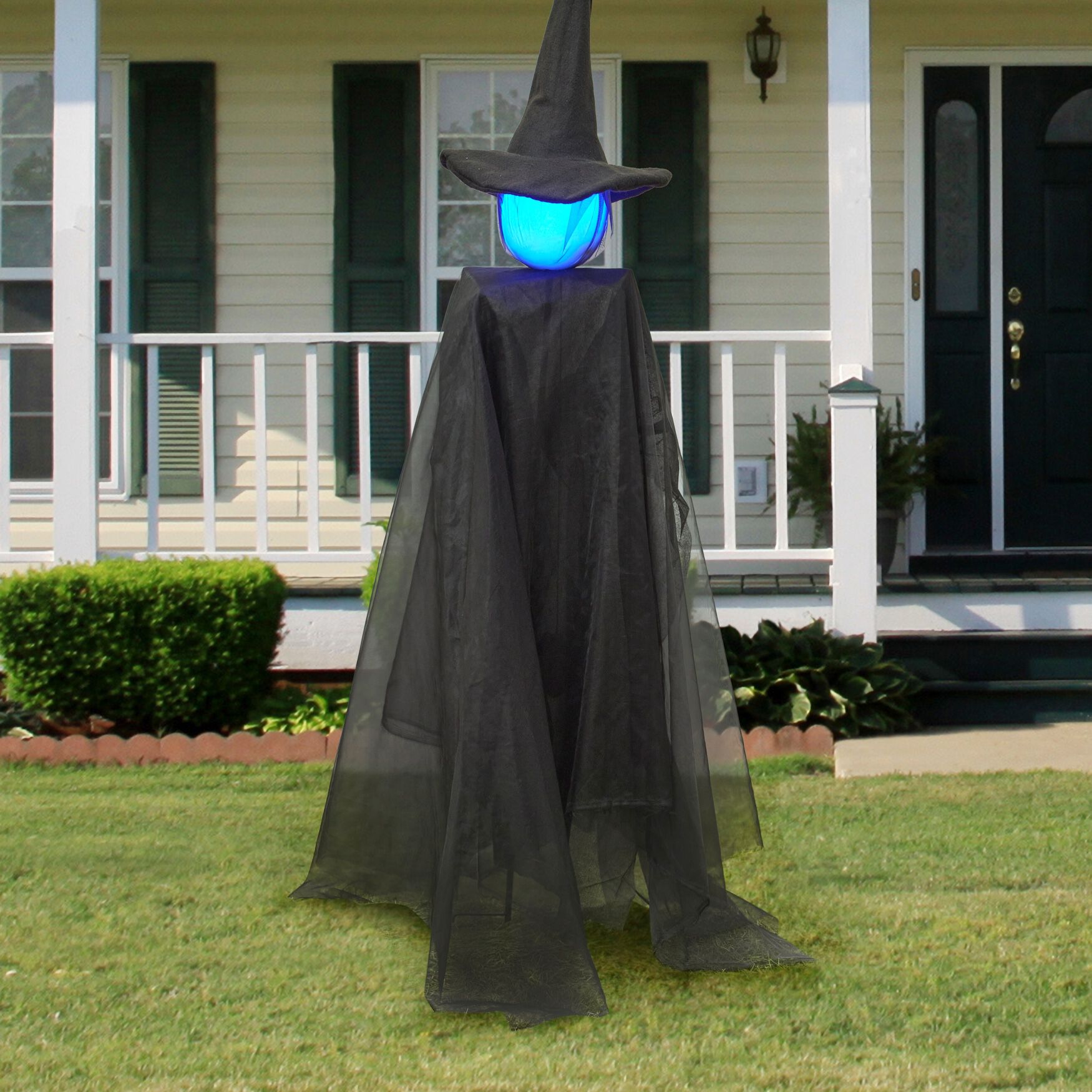 60 inches Pre-Lit 2-in-1 Hanging Witch, , alternate image number 2