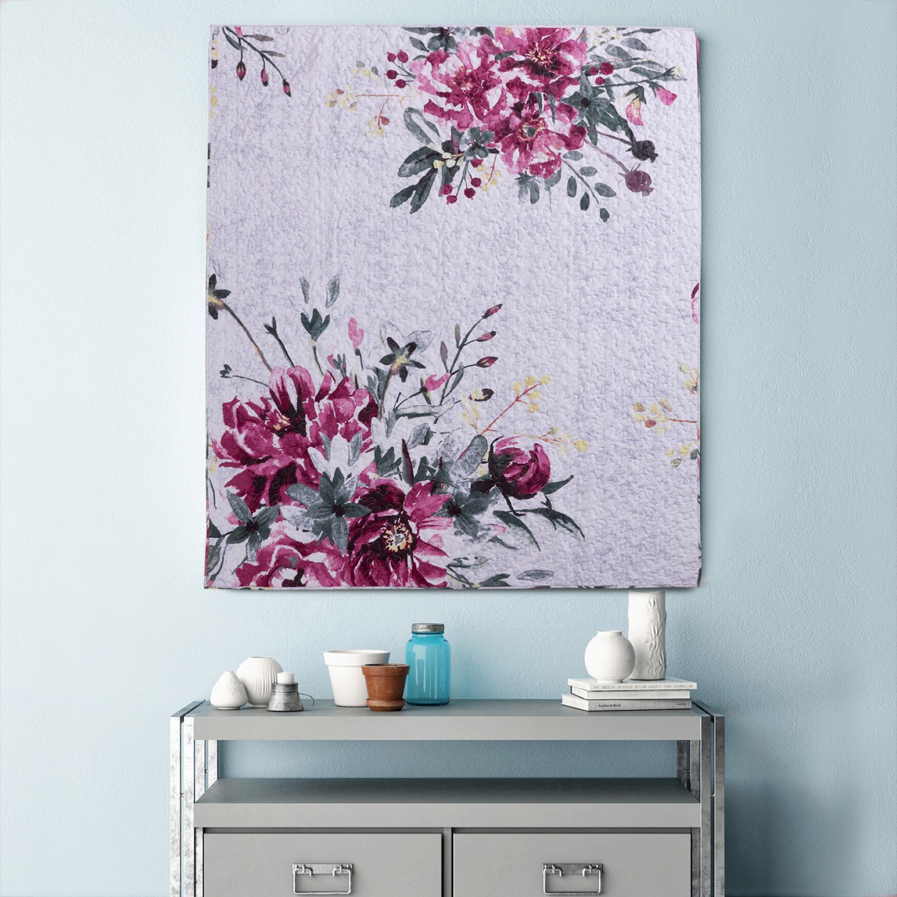 Rose Touch Quilted Throw Blanket, , alternate image number 3