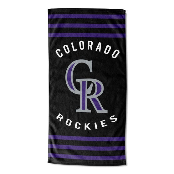 Rockies Stripes Beach Towel, MULTI, hi-res image number null