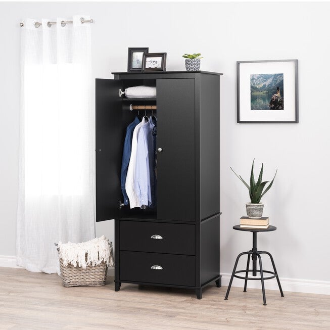 Yaletown Armoire, BLACK, hi-res image number null