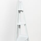 5-Shelf Corner Ladder Bookcase - White, , alternate image number null