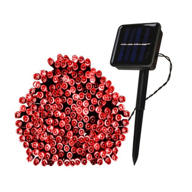 Led Solarpowered Fairy Lights, RED, hi-res image number 0
