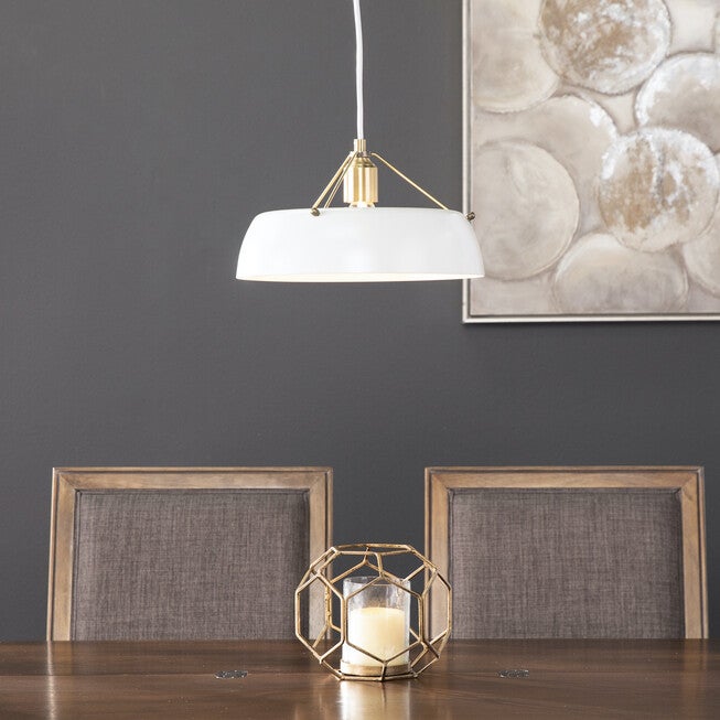 Renmarco Contemporary Pendant Lamp, WHITE, hi-res image number 0