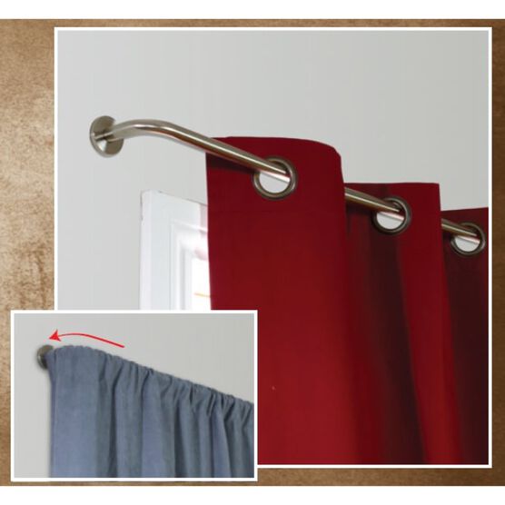 Versailles' Privacy Rod Set (48in - 86in), , on-hover image number null