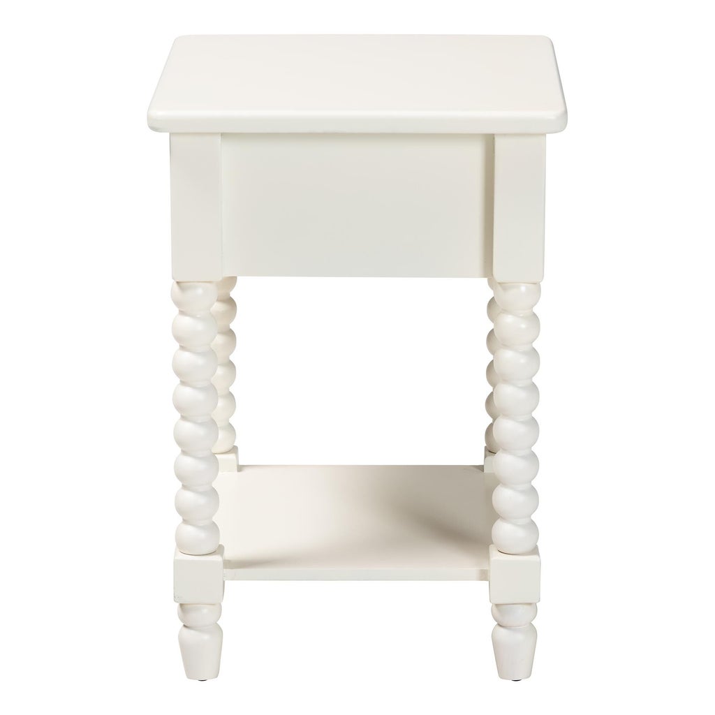 Side view of Raynera end table