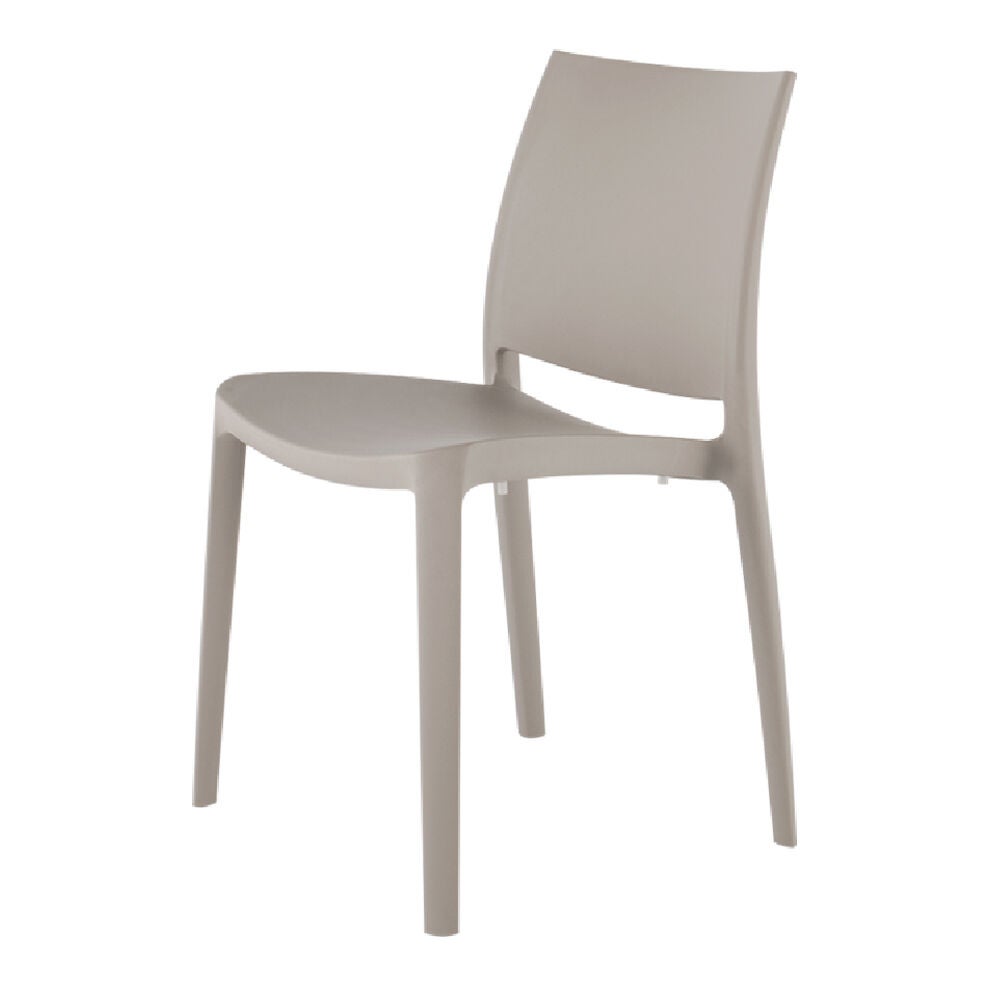 Single beige Sensilla chair with back angled