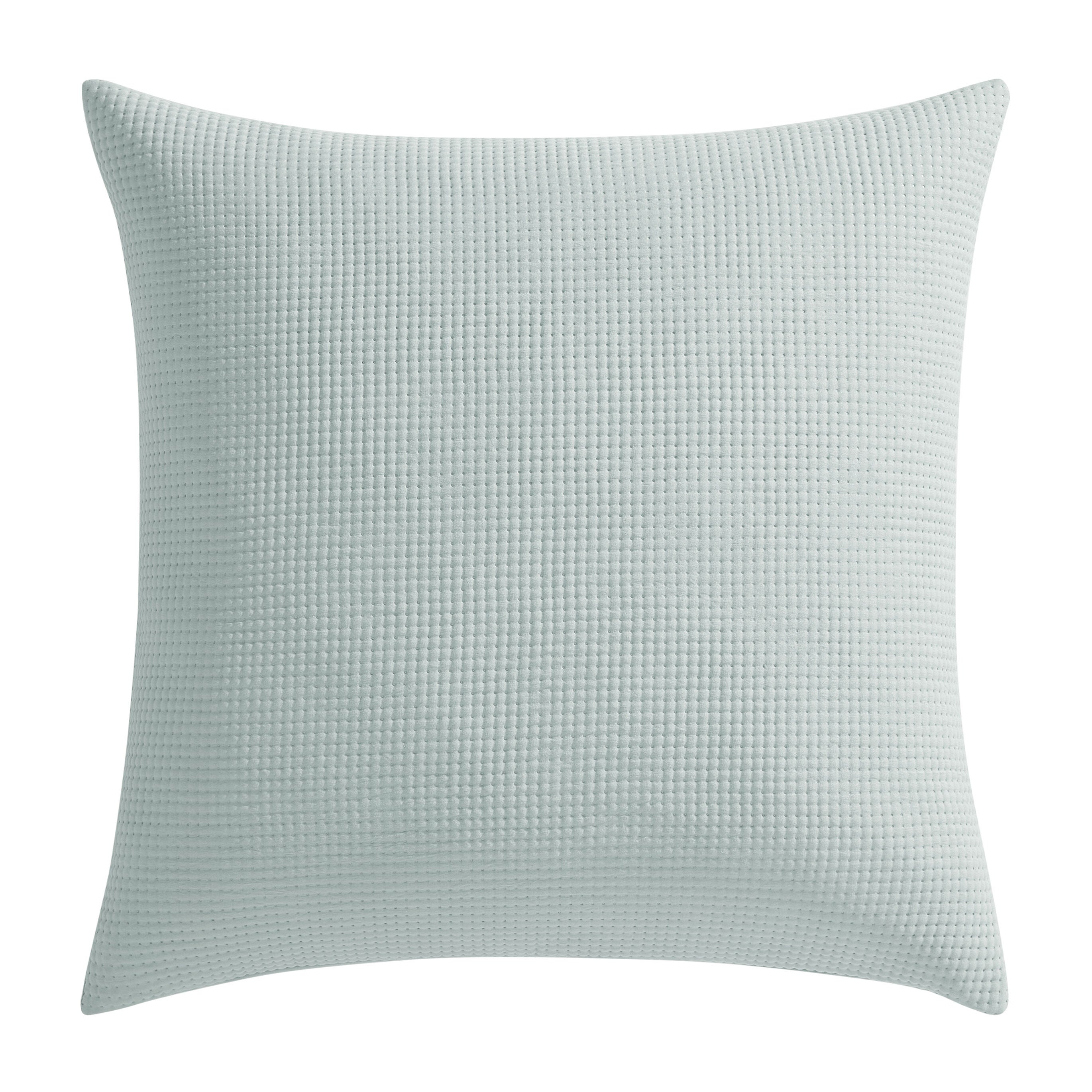 STILLWATER EURO QUILTED SHAM, AQUA, alternate image number 2