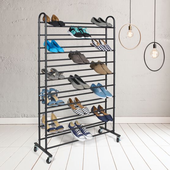 10 Tier Standing Shoe Rack, , alternate image number null