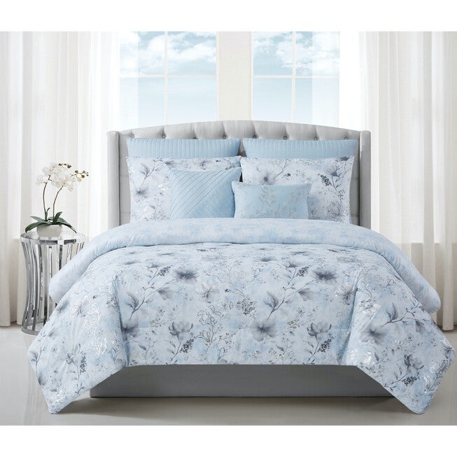 Ava Comforter Set, LIGHT BLUE, hi-res image number 0