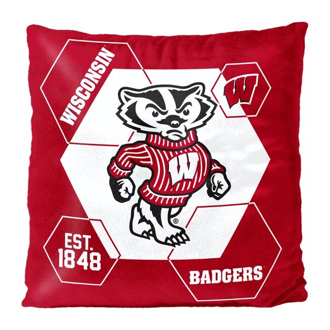 Wisconsin Connector Velvet Reverse Pillow, MULTI, hi-res image number null