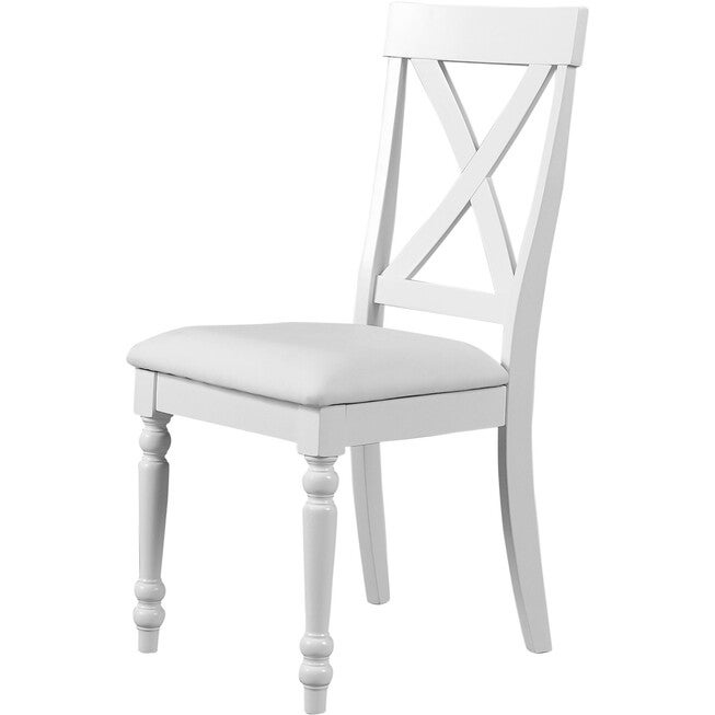 Philippe Dining Chair (Set of 2), Black, WHITE, alternate image number null