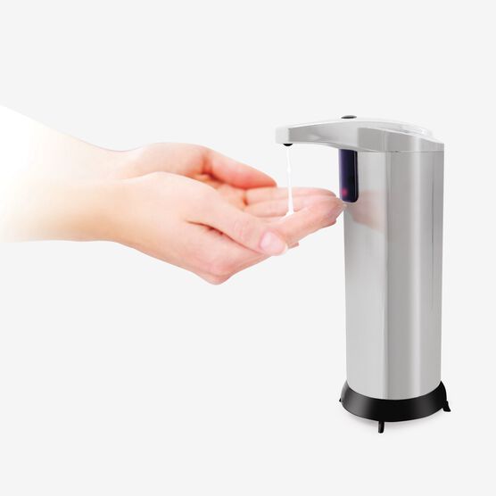 Touch-Free Soap Dispenser, STAINLESS STEEL, hi-res image number null
