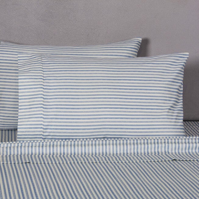 Bamboo Stripe Cotton Sheet Set, , alternate image number 2