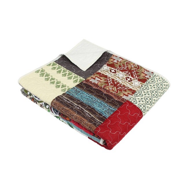 Renee Upcycle Throw Quilt, , on-hover image number null