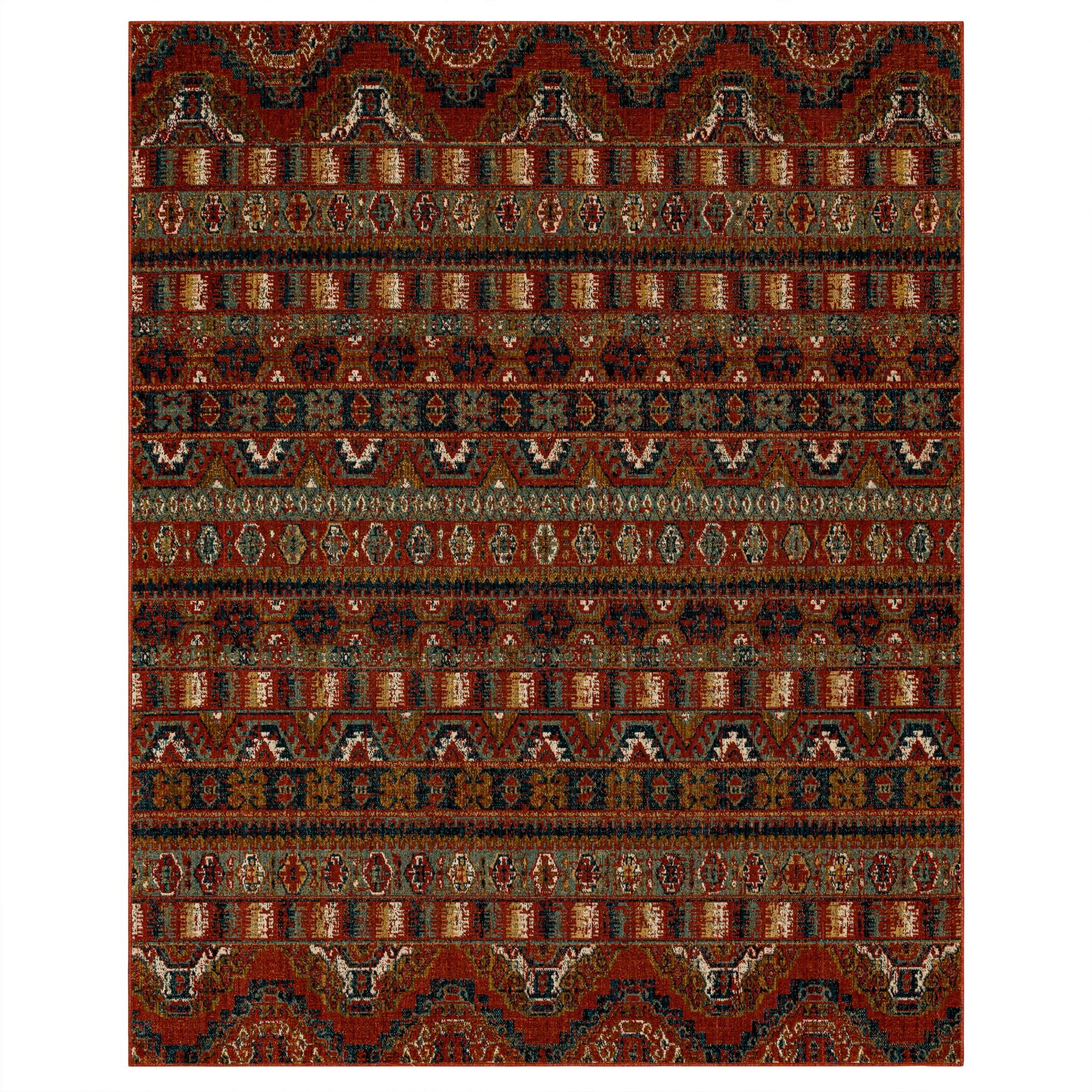 Rutland Area Rug, RED, hi-res image number 0