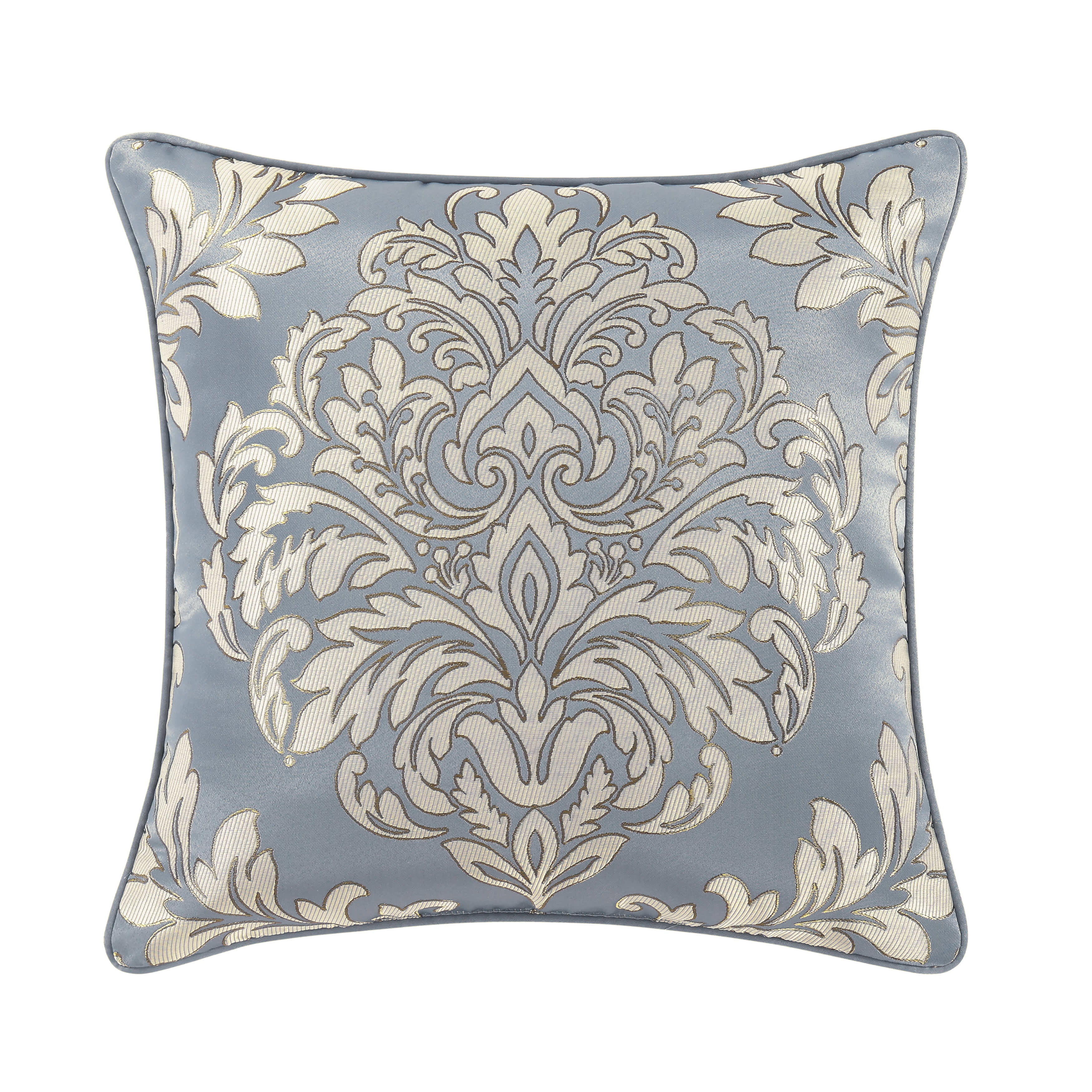 Lorenzo 20 Inch Square Decorative Throw Pillow, BLUE, hi-res image number null