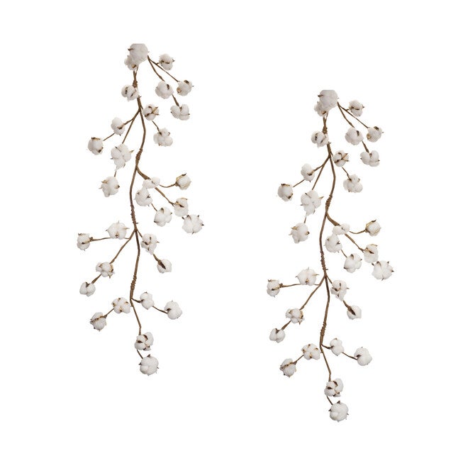 Cotton Twig Garland (Set Of 2), , on-hover image number 1