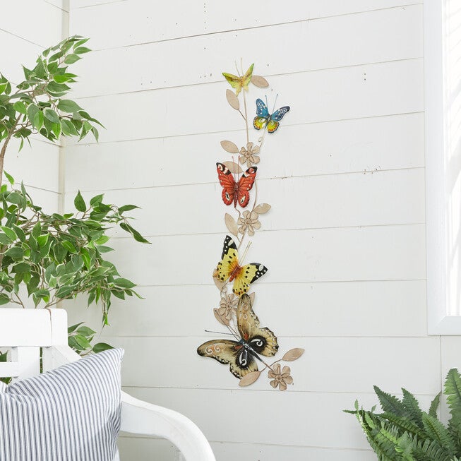 Multi Colored Metal Eclectic Wall Decor, , alternate image number null