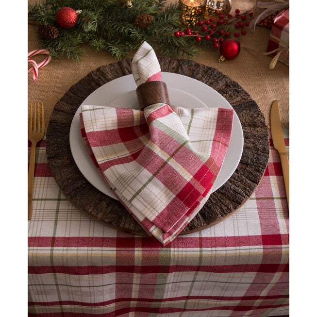 Orchard Plaid Napkin, Set of 6, , alternate image number null