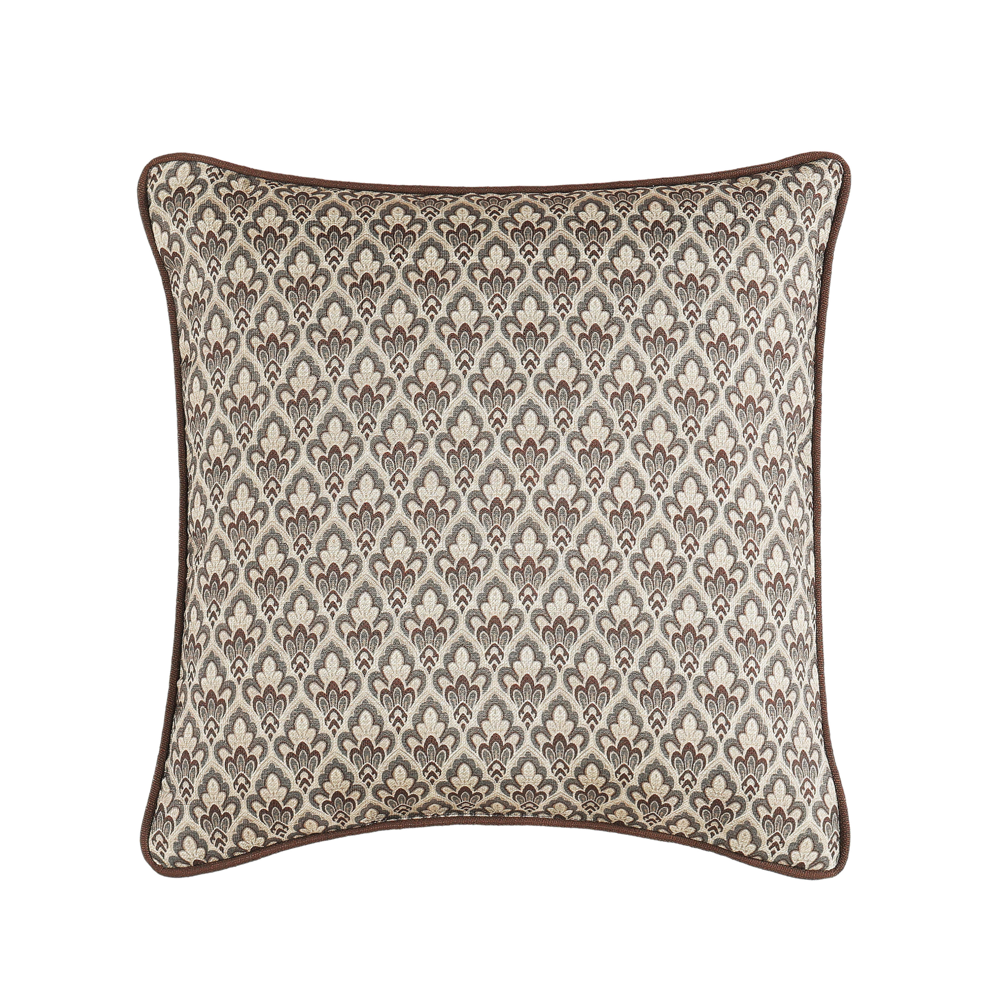 Maren 16 Inch Square Decorative Throw Pillow, CHOCOLATE, hi-res image number null