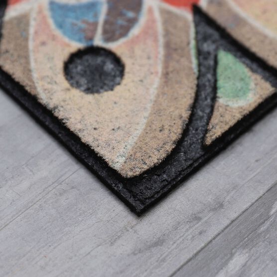 Playful Medallion Welcome Multi 1' 6" X 2' 6", , on-hover image number null