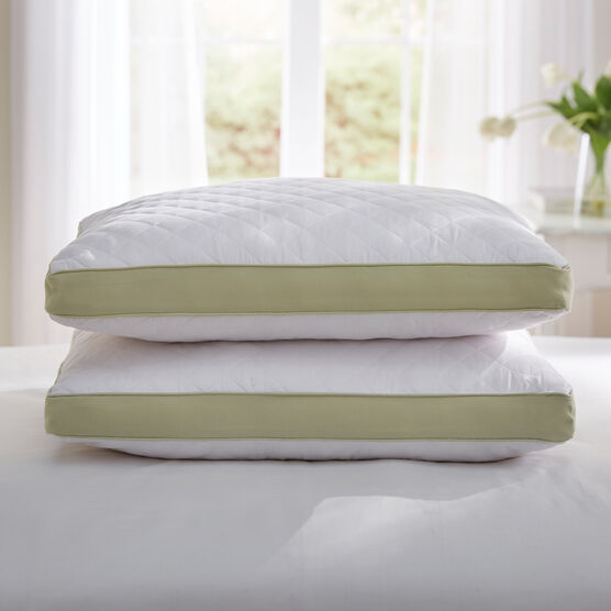 Gusseted Density Pillow 2-Pack, MEDIUM FIRM, hi-res image number null