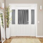 Buffalo Check Rod Pocket Door Panel And Tieback, , alternate image number null
