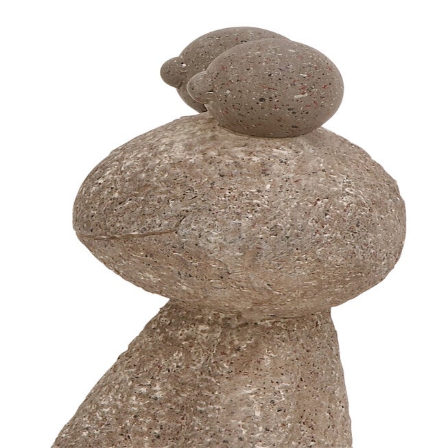 Brown Polystone Eclectic Frogs Garden Sculpture, , alternate image number 2