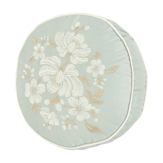 Spring Garden Round Decorative Throw Pillow, SPA, hi-res image number 0