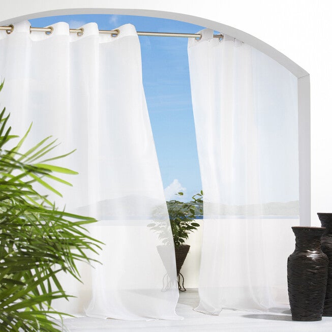 Cote d'Azure Grommet Top Panel, WHITE, hi-res image number 0