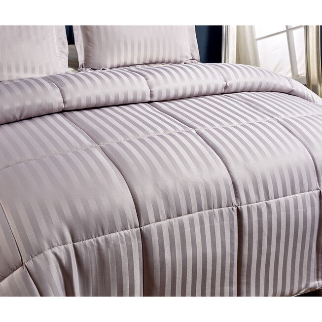 Kathy Ireland 3-PC Reversible Down Alternative Comforter, Taupe, , on-hover image number 1