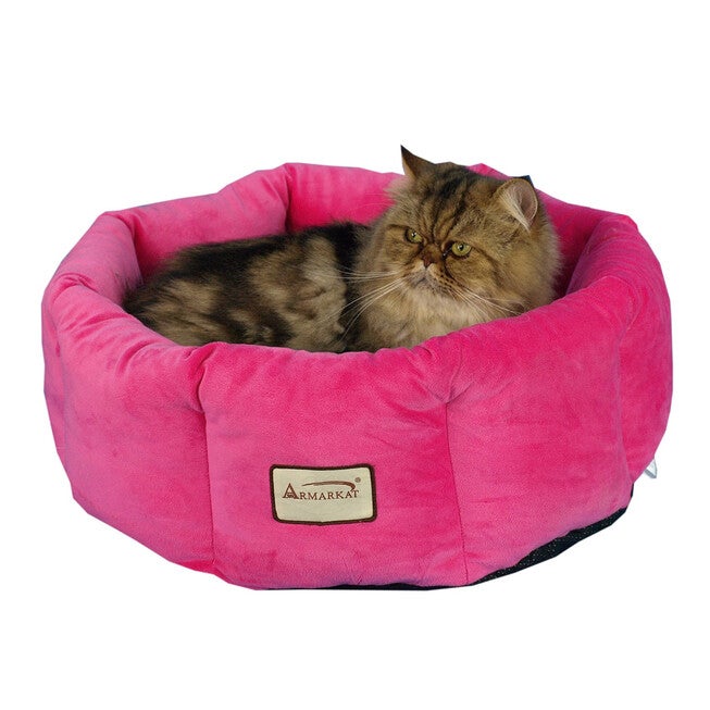 Cat Cuddle Bed, PInk, , alternate image number 4