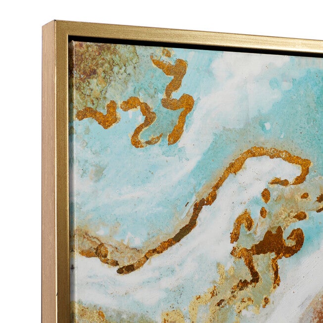 Multi Colored Glam Abstract Canvas Wall Art Framed Wall Art, , alternate image number 4
