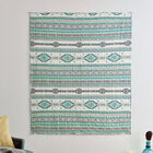 Phoenix Turquoise Throw Blanket, , on-hover image number 1