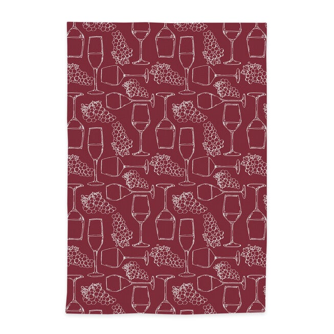 Fun Designer Print Kitchen Towel, Set 2, , alternate image number null
