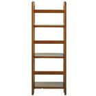 3-Shelf Folding Bookcase 14" Wide-Honey Oak, , alternate image number null