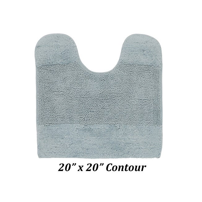 Granada Collection 100% Cotton 20 inches X 20 inches Contour Bath Rug, , on-hover image number 1