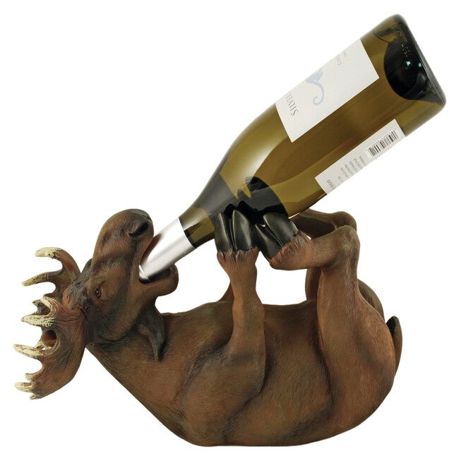 Mischievous Moose Bottle Holder By True, BROWN, hi-res image number null