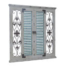 Beige Rustic Floral Wood Wall Décor, , alternate image number null