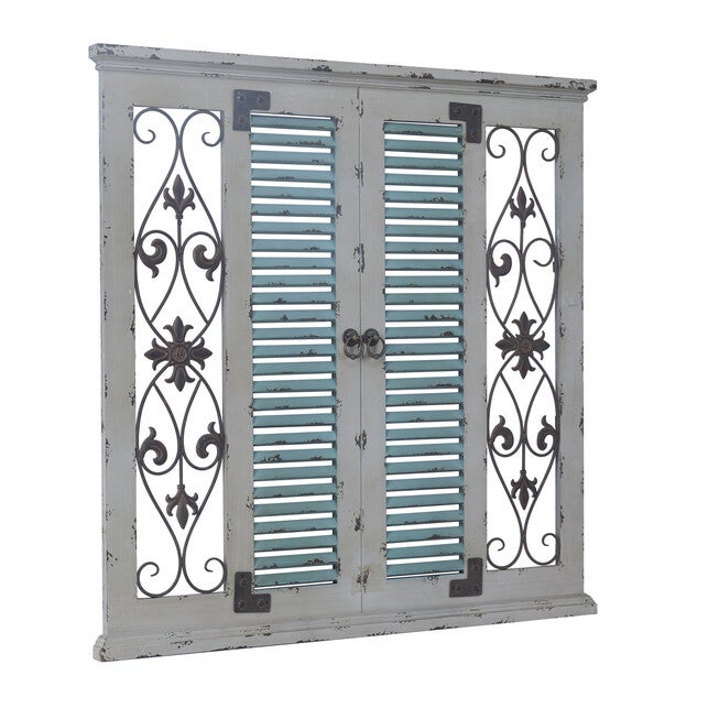 Beige Rustic Floral Wood Wall Décor, , alternate image number 2