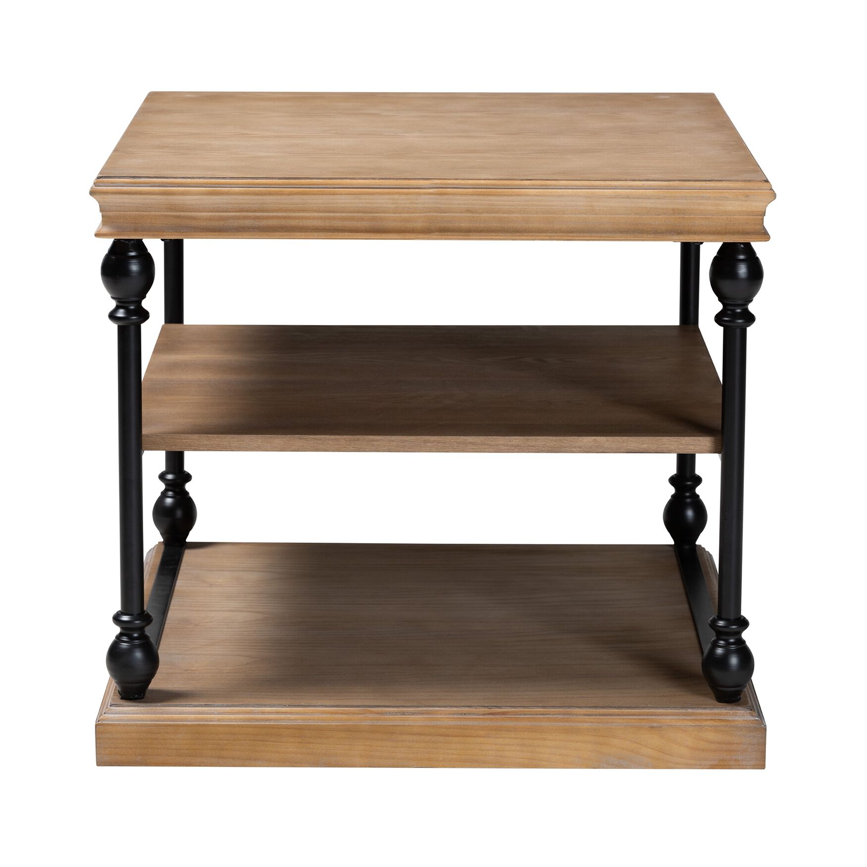 Sebastian Traditional Industrial 3-Tier End Table, , alternate image number 7