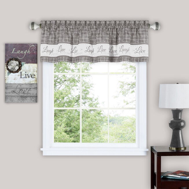 Live, Love, Laugh Window Curtain Valance - 58x14, , alternate image number 7