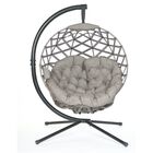 Hanging Ball Chair in Crossweave Sand, , alternate image number null
