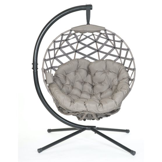 Hanging Ball Chair in Crossweave Sand, , alternate image number null