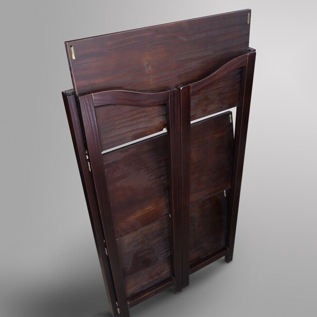 Stratford 3-Shelf Folding Bookcase-Espresso, , alternate image number 11