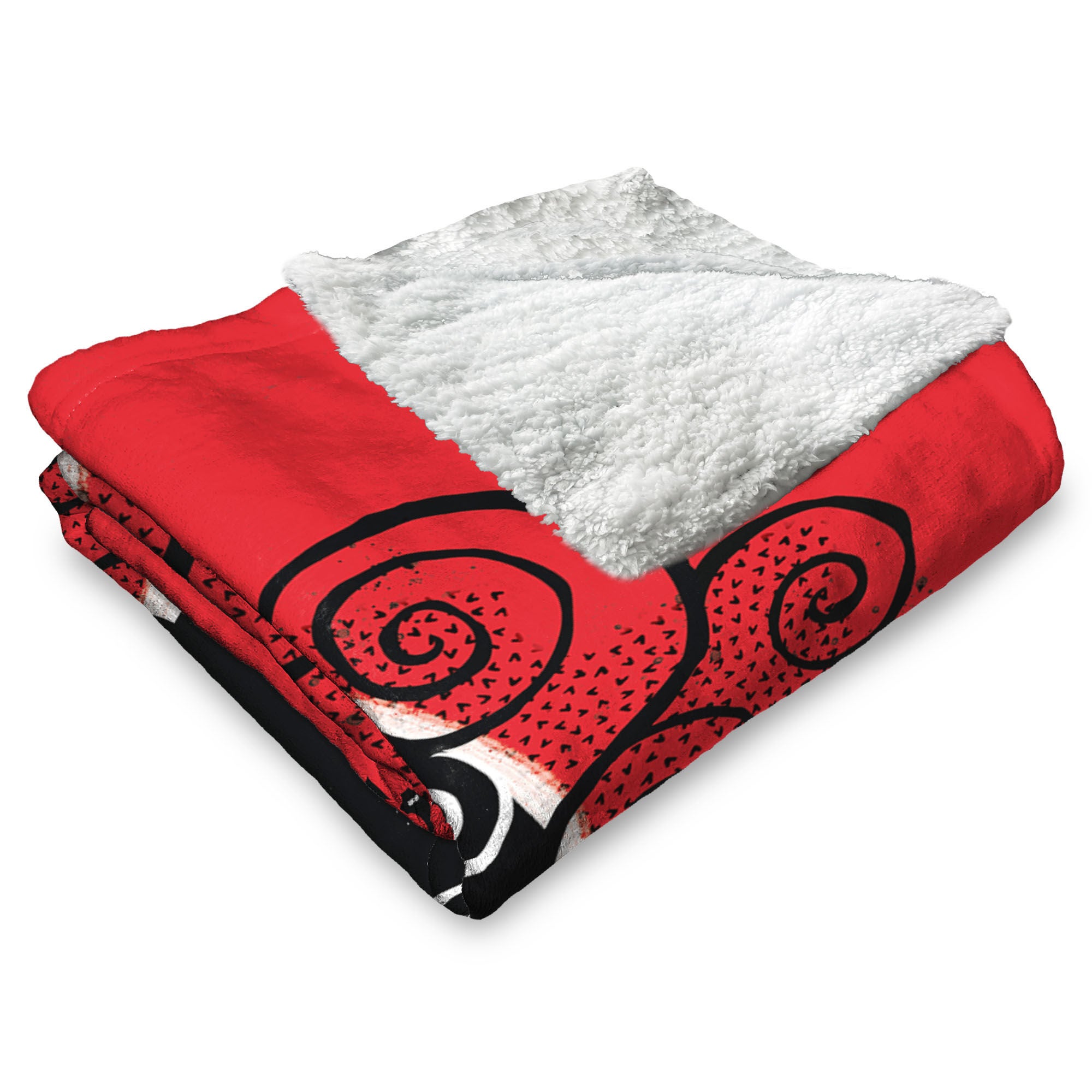 Warner Bros. Beetlejuice So So Strange Silk Touch Sherpa Throw Blanket 50X60 Inches, RED, alternate image number 3